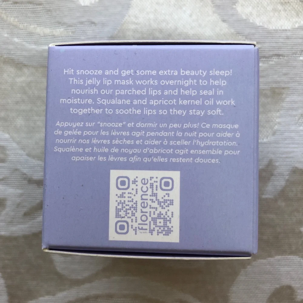 NIB Florence by Mills Hit Snooze Lip Mask Full Size